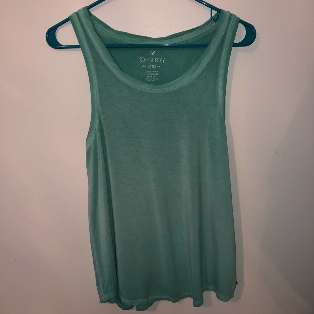 Teal tank top, Size: Medium